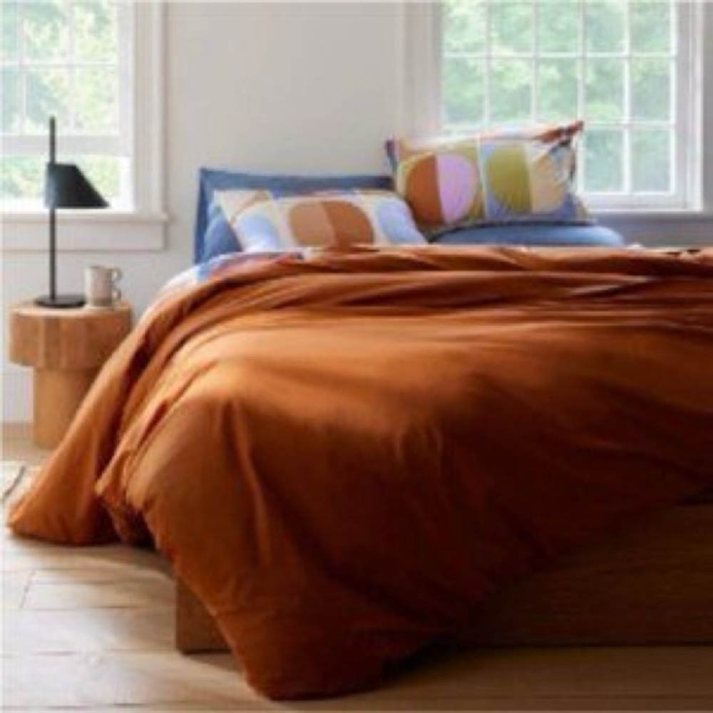 Classic Percale Duvet Cover, Sienna (King/Cali King)